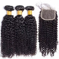 Virgin Cuticle Aligned Curly Hair Bundles Wholesale Virgin Human Hair Vendors Free Sample Mink Brazilian Human Hair Extension