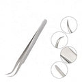 ELITER Hot Sell Professional 60 Degree Stainless Steal Lash Tweezers Tweezer Eyelash Volume Professional Tweezers