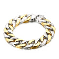 KALEN Punk Stainless Steel Intermediate Gold Jewelry Bracelet