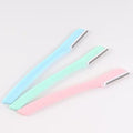 Facial Beauty Tool Eyebrow Razor Hair Removing Shaver Plastic Handle Grooming Trimming Eyebrow Trimmer