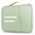 11/13 Inch Waterproof Portable Laptop Messenger Sleeve Bag Simple Design with Zipper Closure for Women and Men