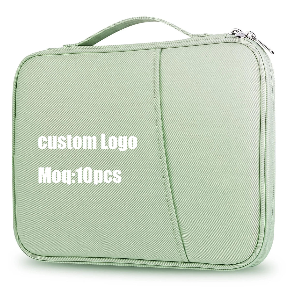 11/13 Inch Waterproof Portable Laptop Messenger Sleeve Bag Simple Design with Zipper Closure for Women and Men