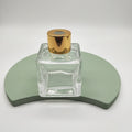 China Factory Square Frosted Reed Diffuser Glass Bottle Aroma Diffuser Bottle