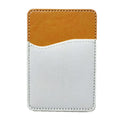 Sublimation Blanks PU Leather Phone Wallet Adhesive Pocket Phone Sublimation Credit Card Holder