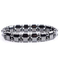 Fashion New Double Layered Hematite Bracelet Versatile Magnetic Tiger Eye Bracelet Matching Couple Bracelet Set