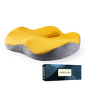 New Large Size Ergonomic Design Memory Foam Seat Cushion Full Wrapped Beauty Office Chair Car Seat Cushion Coccyx Seat Cushion