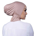 In Stock Elastic Teeny Neck Covered Inner Hijab Islam Women Ninja Inner Caps Hats Underscarf Modal Bonnet Muslim Sports Hijab