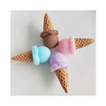 100 Pcs Resin Mini Ice Cream Cone Figurines Miniature Doll House Food Toy s for DIY Handmade Accessories Party Phone Case Decor