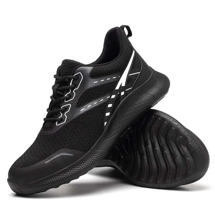 Men's Women's Casual Steel Toe Sneakers Indoor/Outdoor Construction Factory Restaurant Work Shoes Breathable Comfort Sports