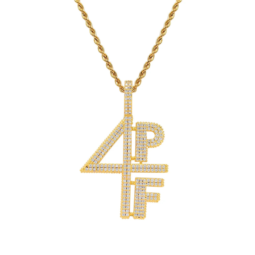 CN198   Bling Bling Pendant Necklace Hip Hop Jewelry for Party Gift