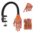 Wholesale Professional Flexible Movable Nail Art Tools Kits Silicone Manicure Nail Training Practice Hand for Acrylic Nails