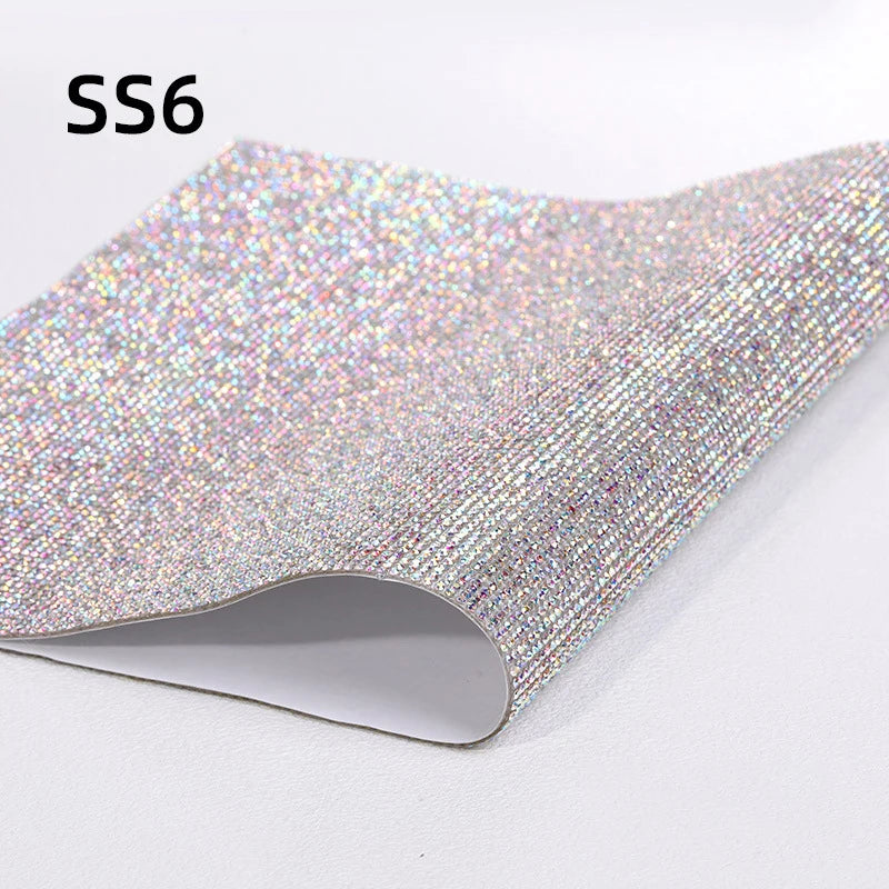 Yantuo Car Decoration Bling Rhinestone Sheet Glitter Rhinestone Sticker Hotfix Crystal Sheet Sticker Stickers Self Adhesive