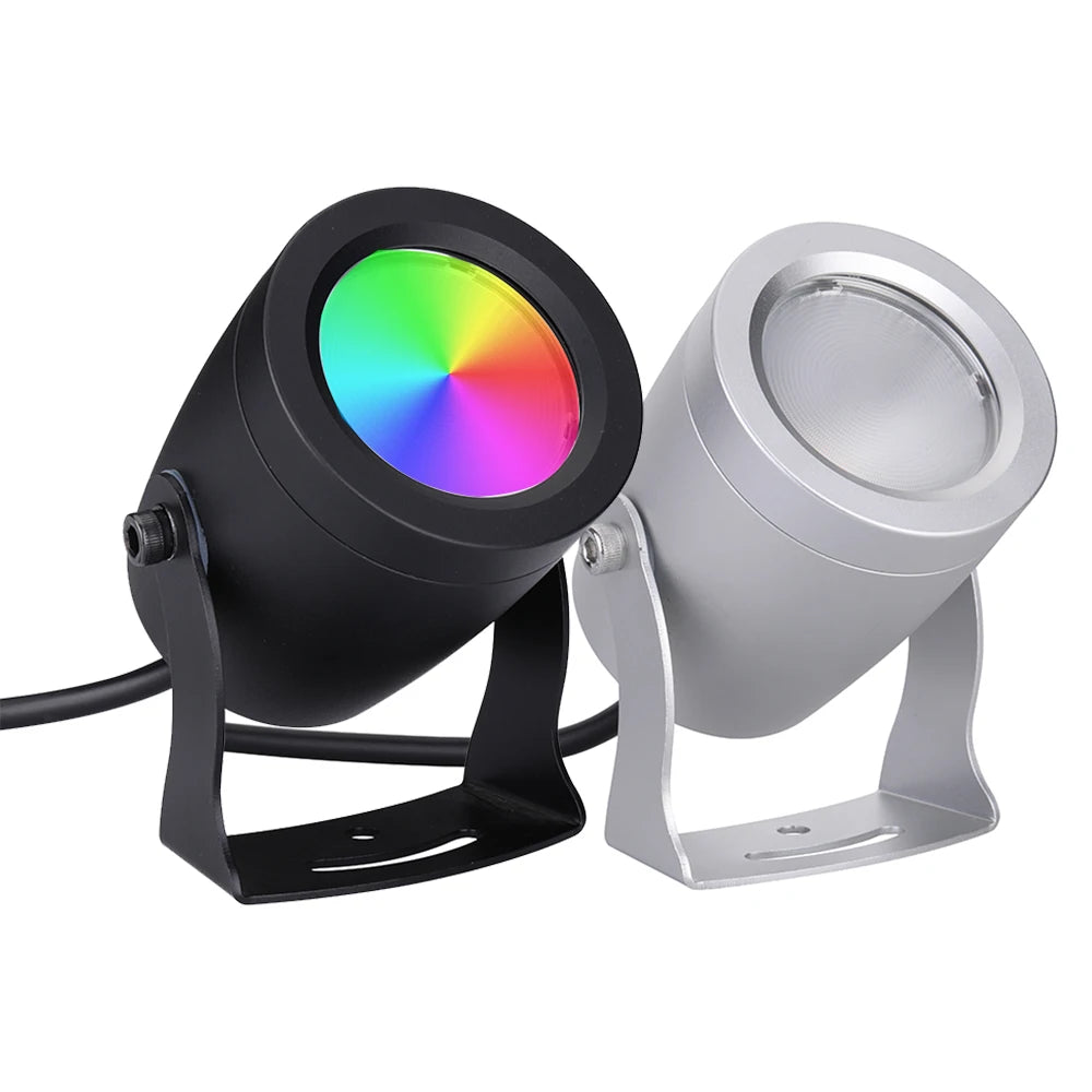 Benory IP67 Spot LED 12W 16W 24V DMX512 RGBW Outdoor Spotlight Connect KNX DALI Loxone Tuya Casambi Smart Garden Spike Light