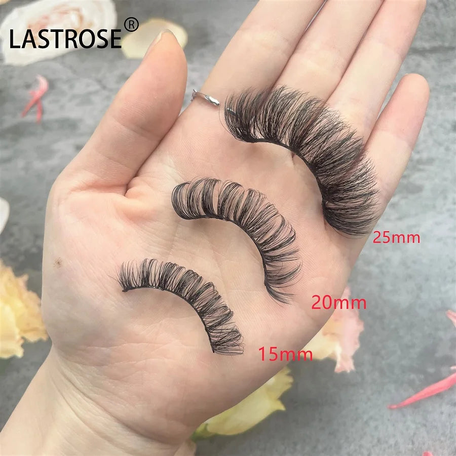 DD Curl Russian Strip Eyelashes Slik Lashes Popular Style 15mm 20mm 25mm Russian Volume Russian Lashes