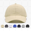 Hot Sale Quick-Dry Custom Logo 6-Panel Cut Drilled Hole Plain Mesh Baseball Cap Curved Brim Polyester Sports Running Dad Hat