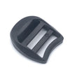 Factory Direct 25mm Plastic Three Gliding Gliding Buckle square Ring Buckle Bag with Adjuster Outdoor Buckle