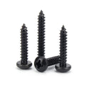 Steel Plain Black QPQ Size 35mm Round Half Cross Drive Pan Head Screws