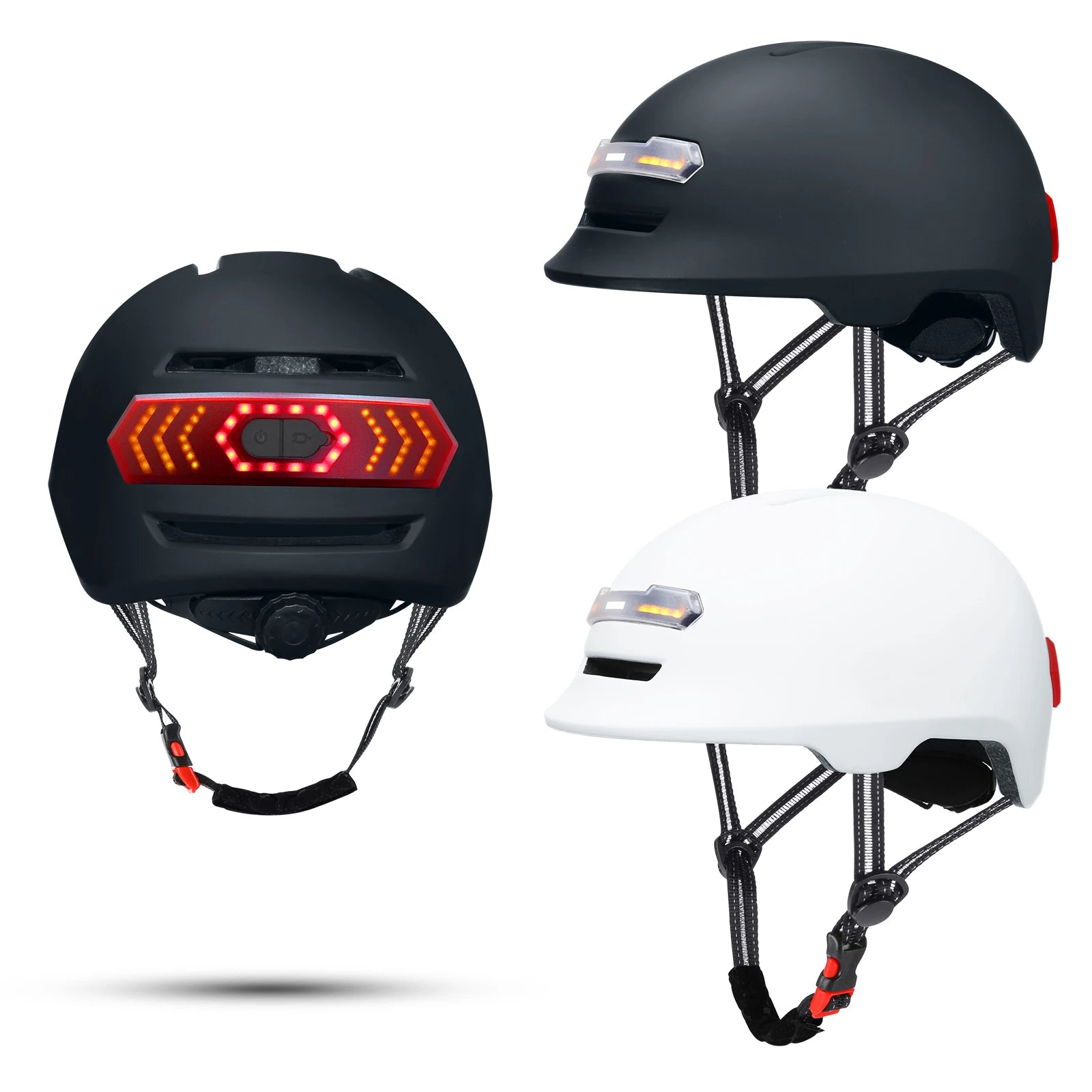 Urban Commuting Speaker Headset Bicycle BT Intelligent AI Smart Helmet Skateboard Electric Scooter Helmet with Turn signal Light