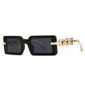 GWTNN OEM Gafas De Sol Cuadradas Vintage Para Mujer Colored Sunglasses Rectangle