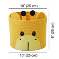 Gift Baskets Toy Cotton Rope  Woven Small Large Storage Basket Foldable  Toy Storage Organizer