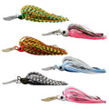 DN 7g 9g 11g 13g 18g 21g Chatterbait Blade Fishing Lure 6 Colors Chatterbait Skirt Lure Non-hanging Swimbait