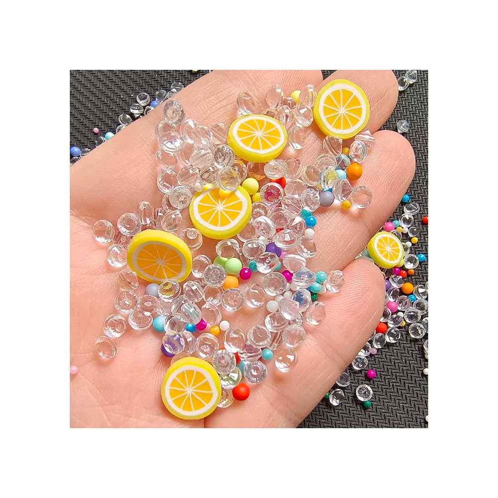 Mini Bead Sprinkles for Clay Additives DIY Decoration Filler Sprinkles Supply Charms Accessories Toys