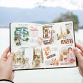 20pcs/pack Travel Scenery PET Sticker Pack Travel Scenery Series Decorative Stickers
