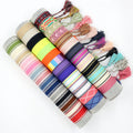 Wholesale Customizable Fashion Wrap Bracelets Personalized Blank Webbing Wristband DIY Embroidery Logo Adjustable Bracelet