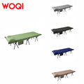 WOQI  New Alloy Ultralight Hiking Four Season  Sleeping Ultralight Mat Mattress Safari Camping Chair Bed