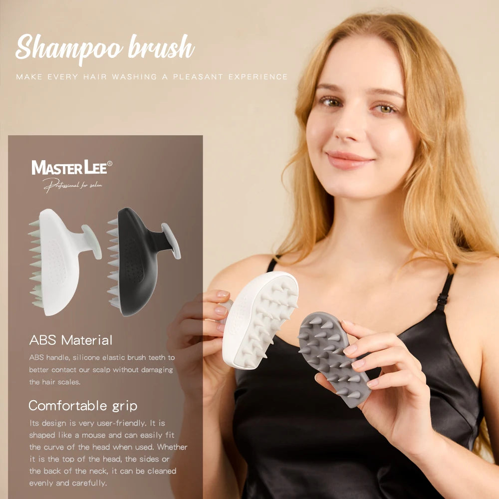 Masterlee Factory New Design Mouse Shape Shampoo Brush Scalp Massage Brush Easily for Hair Clean