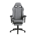 PU Leather Executive Height Adjustable Game with Footrest and Lumbar Support Swivel Seat Headrest Office Gaming Chair