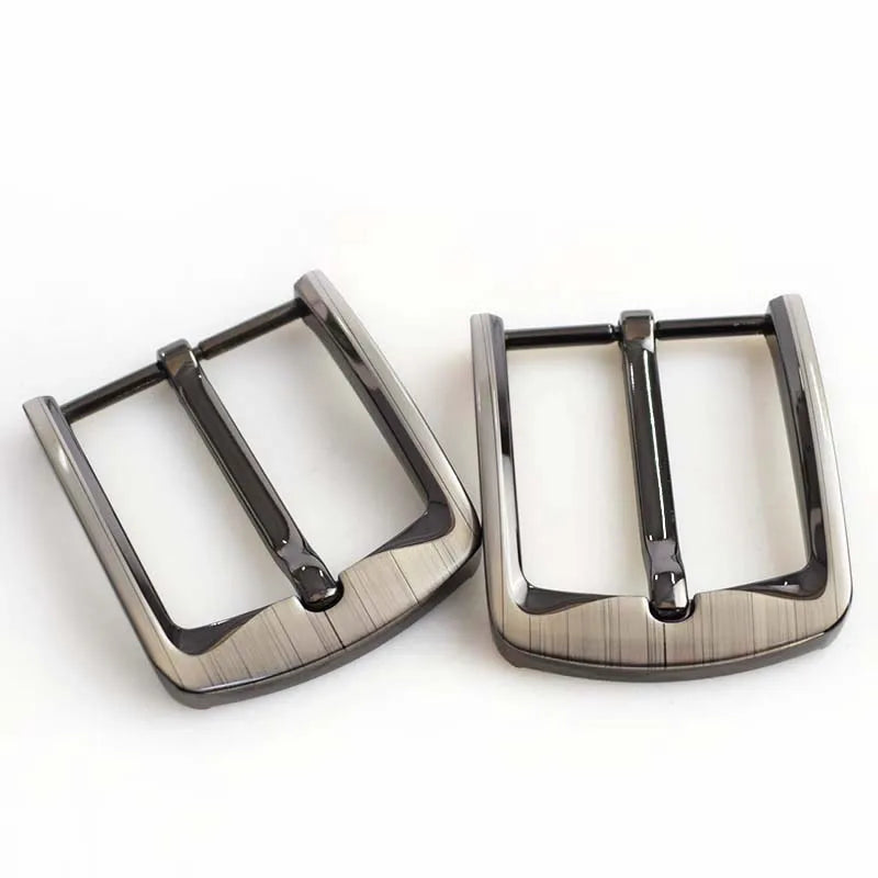 Deepeel ZK897 40mm DIY Leather Craft Jeans Waist Accessories Belt Head Solid Brushed Metal Belt Buckle
