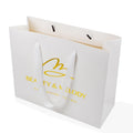 Custom logo Printed Wedding Gift Paper Shopping Bag with Handle