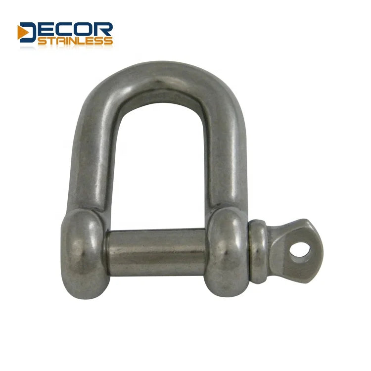 New Hot Product China Manufacturer Stainless Steel Hardware Products Straight D Shackle(European Type)