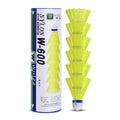 Wholesale Durable New Design Yellow 6pcs/tube Nylon Shuttlecock Badminton
