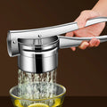 Food Grade Premium Stainless Steel Fruit and Vegetables Masher Food Ricer
