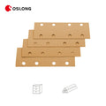 Free Sample 95mm*178mm Abrasive Sheet Hook and Loop Grinding Wood and Car Surface Gold Sanding Sheet