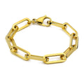Punk Stainless Steel Bracelet Bangles for Men Women Silver Gold Wrist Jewelry 316L Stainless Steel Gold Chain Jewelry