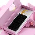 0.03 05 07mm Mink Eyelash Extension Wholesale Cashmere Matte Black Private Label Individual Lashes Extension