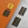 Antique-Style Printed Zinc Alloy Hinge-Kitchen & Bedroom Hiding Hardware Accessories for Wooden Boxes & Gift Packaging