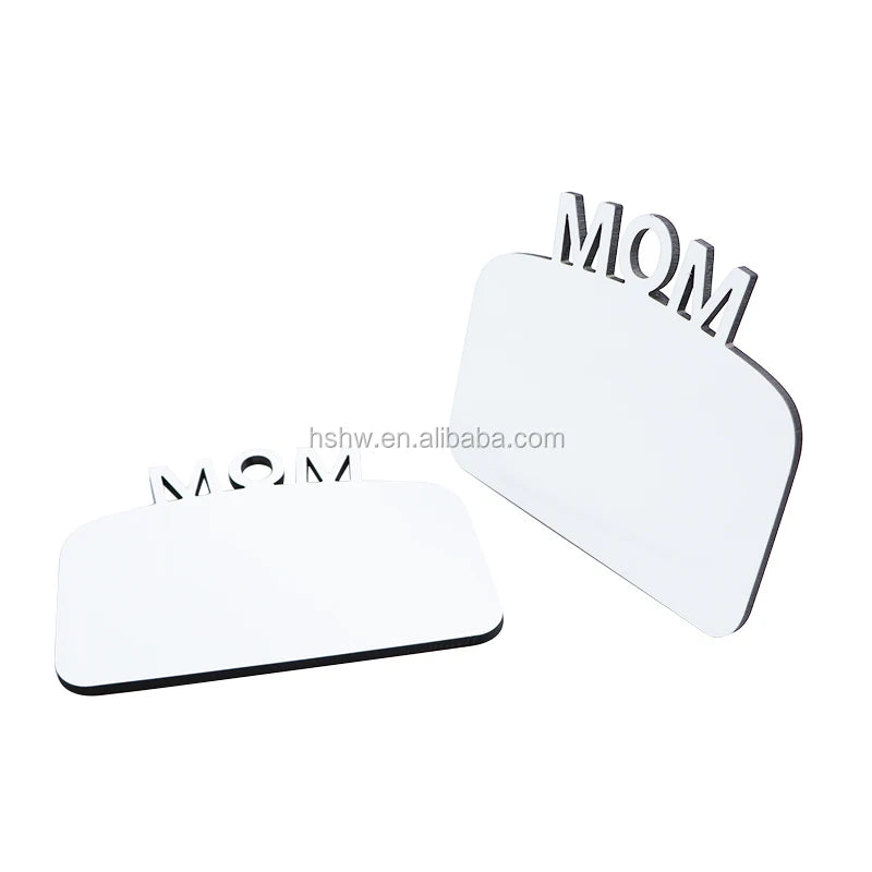MDFSUB Wholesale Price 5x7'' Sublimation Mdf Board Mom Panel Blank Sublimation Mdf Mom Photo Frame Mother's Day Gift Photo Frame