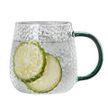 Japanese Creative Simple Glass Water Cup for Home Breakfast High Temperature Office Tea or Milk Elegant Morning Companion