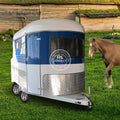 2025 2 Horse Float Angle Load Horse Trailer Attend to Australia Standard Customized Horse Transport Trailer
