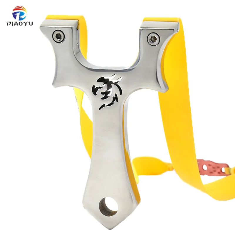 Piaoyu Durable High Quality Stainless Steel Slingshot Outdoor Essential Slingshot Hunting Powerful Hunting Accessories