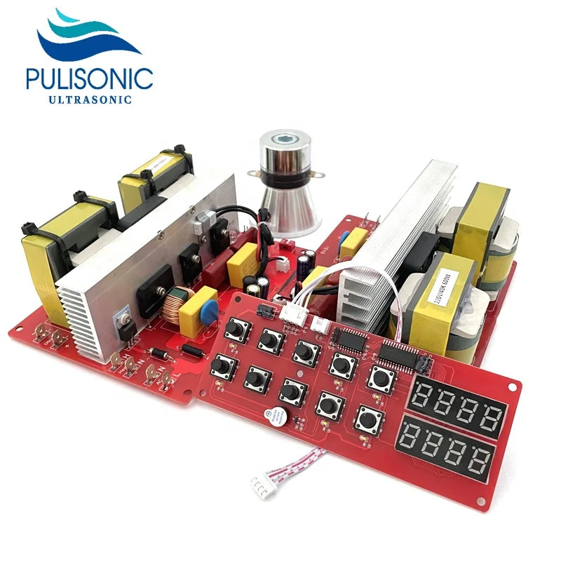 600W 40Khz Single Frequency Ultrasonic Transducer Power Supply Washing Generator for Multifunction Ultrasonic Cleaner Bath