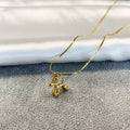Trendy Jewelry for Pet Dogs Design 18k Gold Plated Balloon Dog Necklaces Jewelry  Personality Gifts Stainless Steel