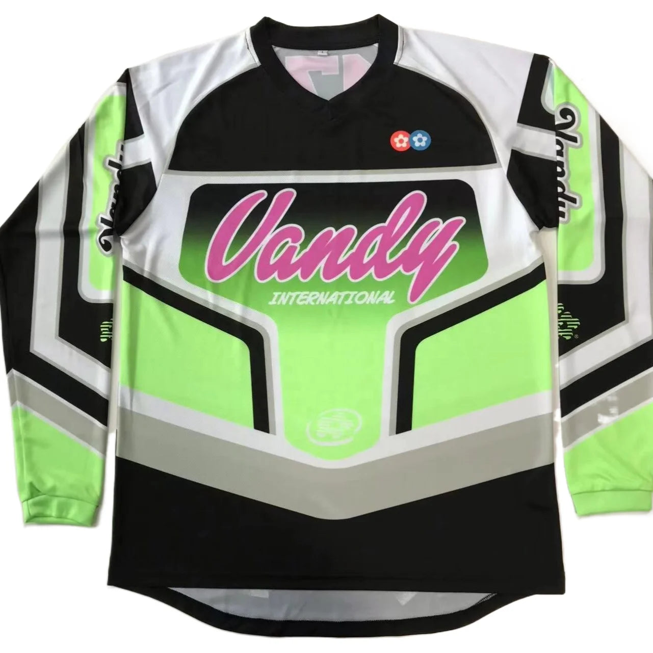Digital Print Breathable Windproof Plus Size High Visibility Color BMX Racing Jersey Long Sleeve Moto Cross Shirts