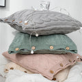 YIRUIO ML Boho Acrylic Cable Design Knitted Pillowcase Cushion Cover Sofa Decoration Comforter