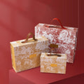 Can Be Customized With Pattern Wedding Gift Box Red Bridesmaid Christmas Box Candy Cake Xmas Gift Packaging Box
