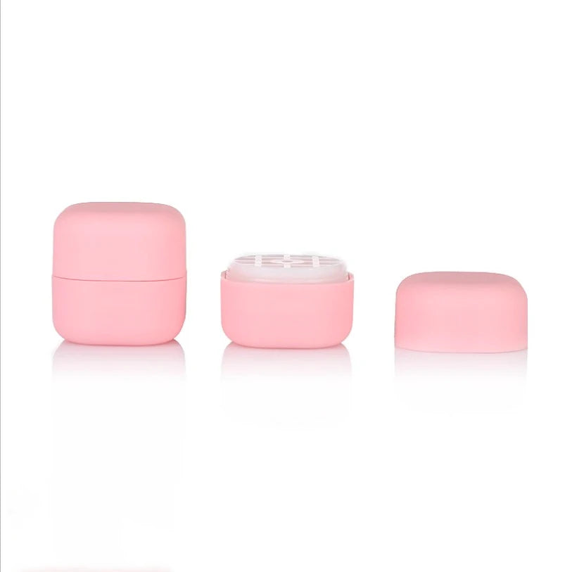 Wholesale DIY square Lip Balm Container 7g Empty pink Blue Purple Lip Stick Container Fancy Lip Gloss Containers Tube Unique